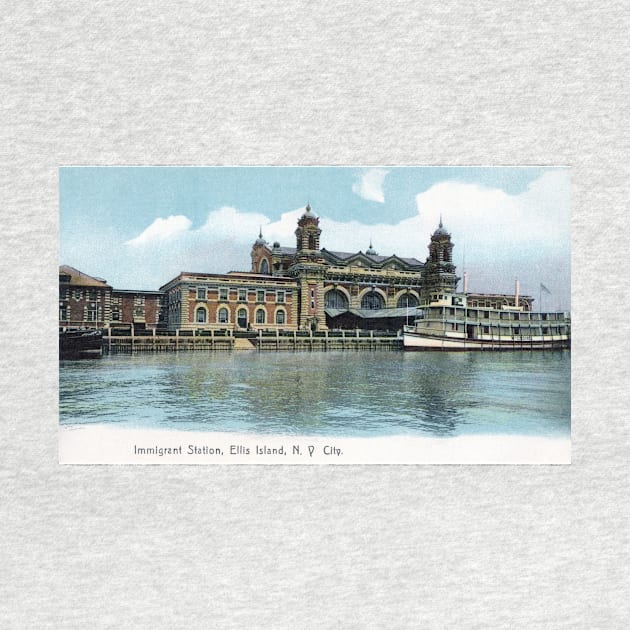 1905 Ellis Island Immigrant Station by historicimage